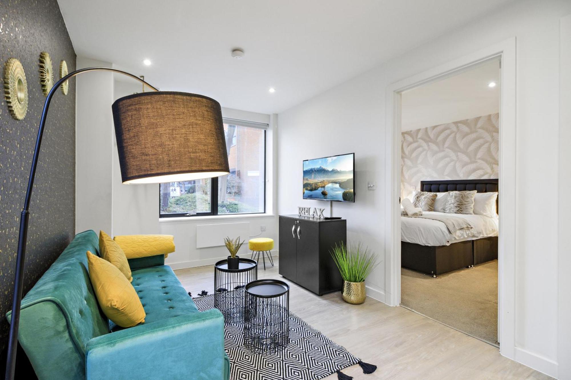 Linacre 1&2 - One And Two Bed Flat Behind The Cathedral With Free Parking And Fast Wifi Apartment Exeter Bilik gambar