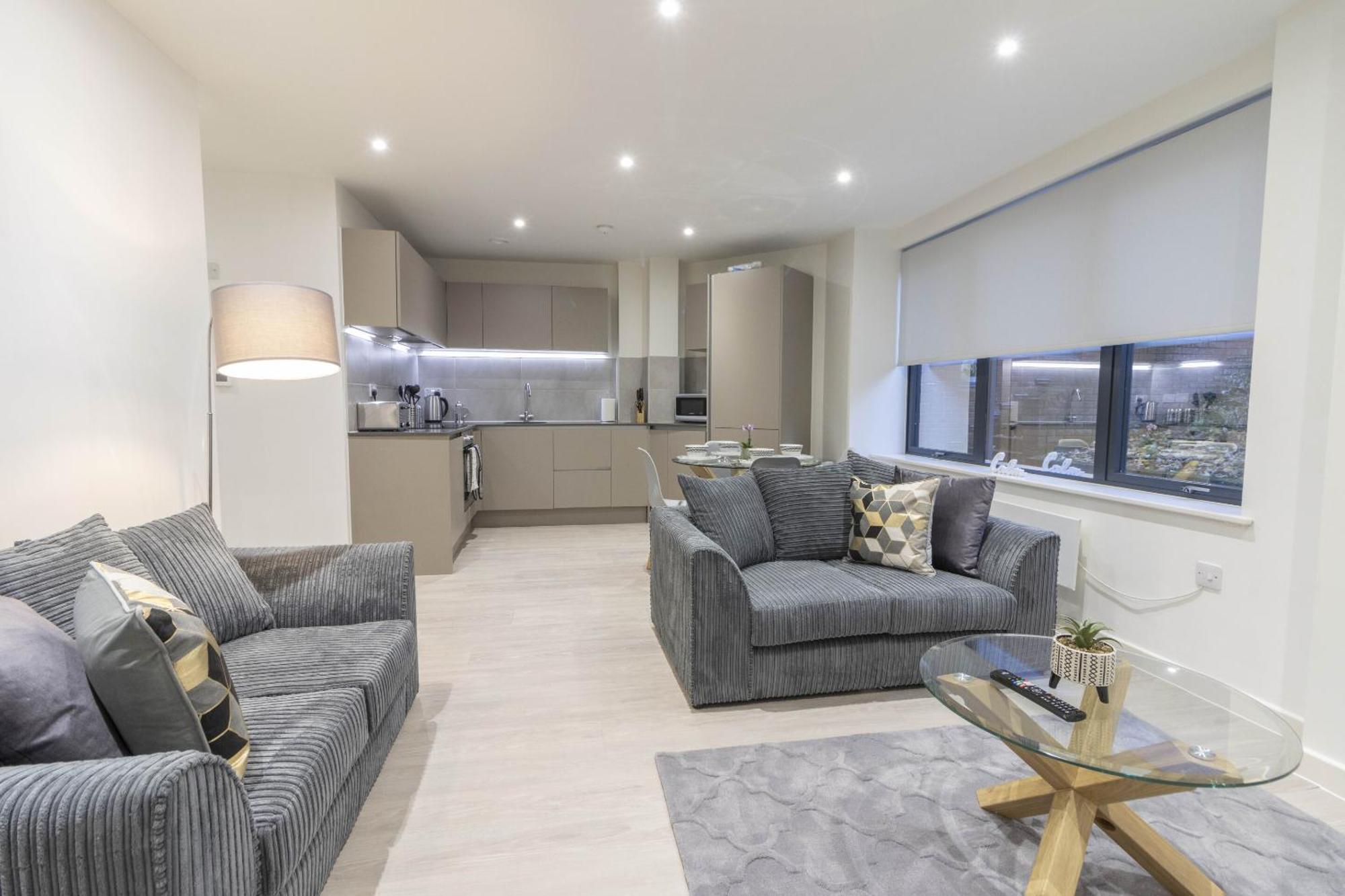 Linacre 1&2 - One And Two Bed Flat Behind The Cathedral With Free Parking And Fast Wifi Apartment Exeter Bilik gambar