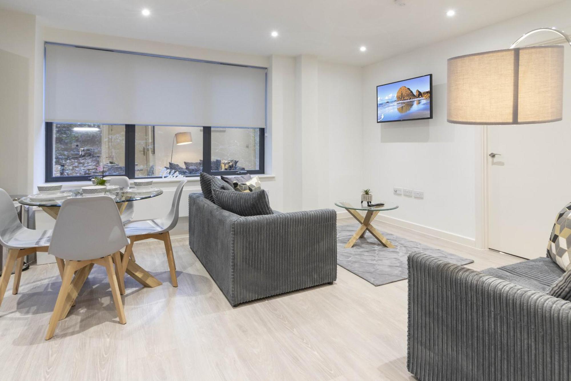 Linacre 1&2 - One And Two Bed Flat Behind The Cathedral With Free Parking And Fast Wifi Apartment Exeter Bilik gambar
